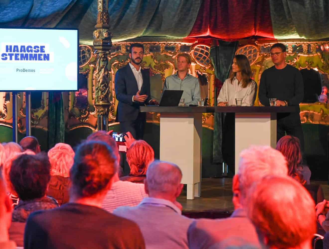 Podium van Haagse Stemmen op GrondFest - 1 oktober 2022