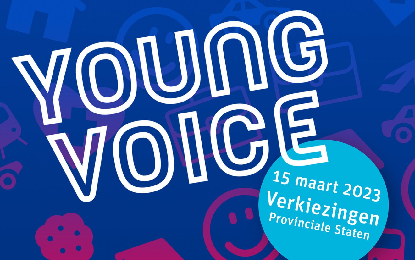 Op de afbeelding zien we het logo van Young Voice.
