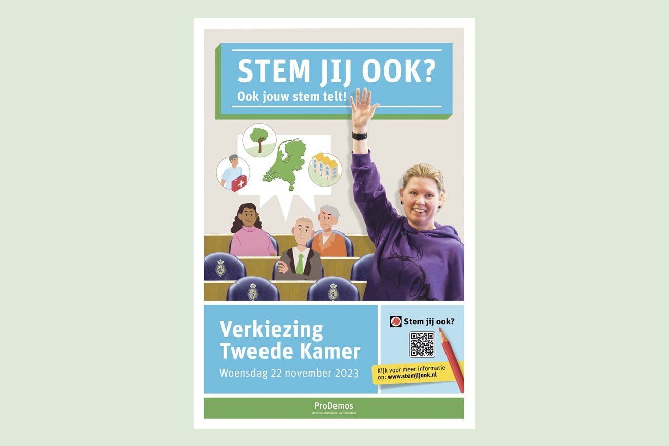 Voorkant Stem jij ook?-verkiezingskrant