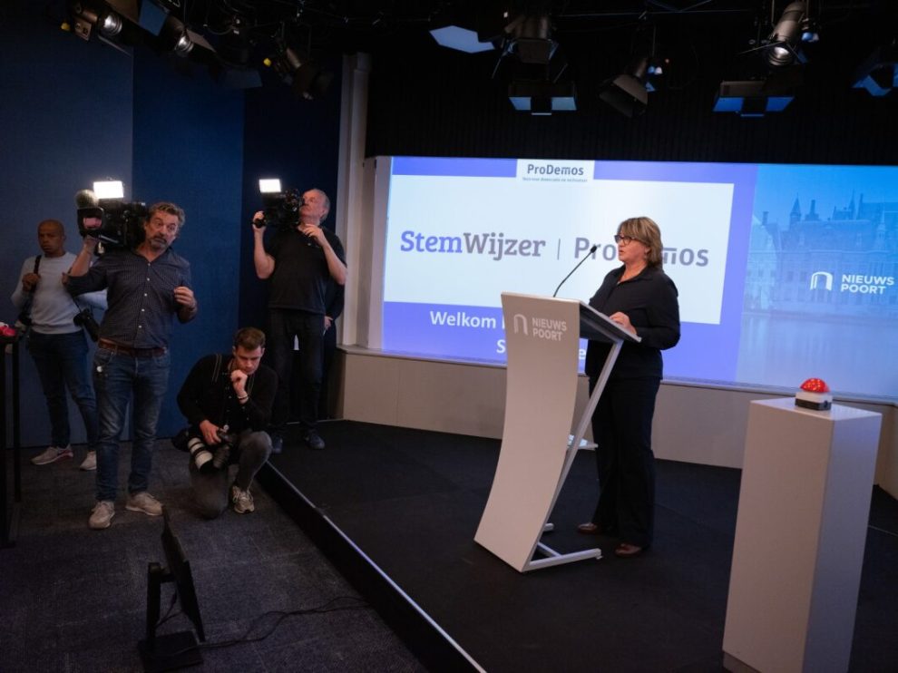 Den Haag, 01-10-2025, StemWijzer lancering in de aanwezigheid van partijprominenten.